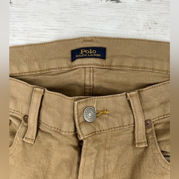 Polo Ralph Lauren Men’s Khaki Slim Straight Size 33x32 Denim Jeans - Picture 8 of 15